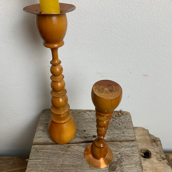 2 Vintage Kerzenständer aus der DDR