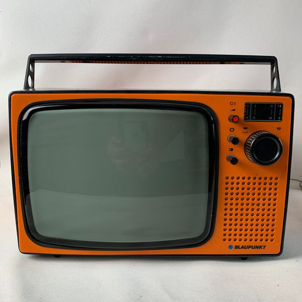 Vintage Fernseher Blaupunkt in orange
