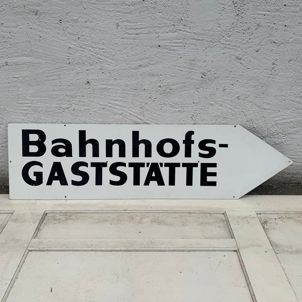 Schild Bahnhofsgaststätte
