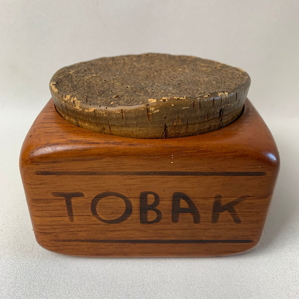 Schwedische Teakholz Tabakdose