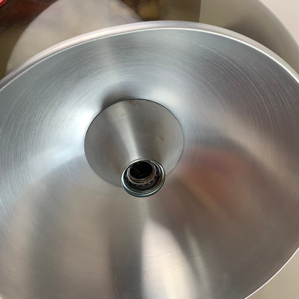 Acryl Aluminium Kugel Deckenlampe von Temde Modell 756