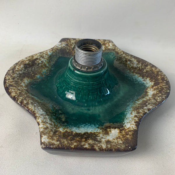 Fat Lava Wand Lampe grün braun