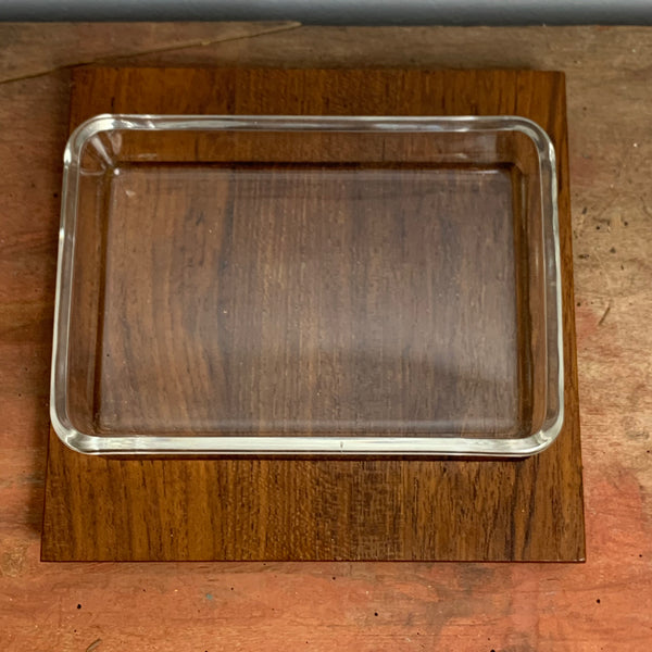 Vintage Mid Century Danish Design Wooden Tray