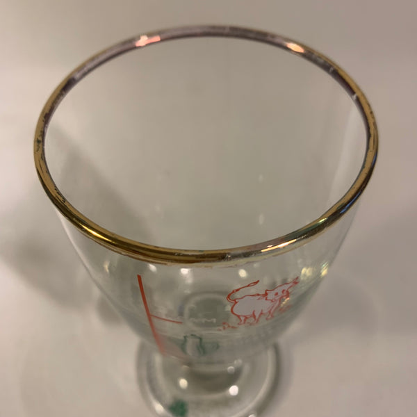 Altes vintage Irish coffee Glas
