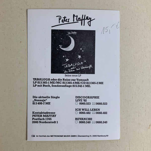 Original Autogramm von Peter Maffay