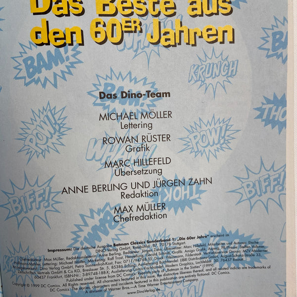 Comic Batman Das Beste aus den 60er Jahren