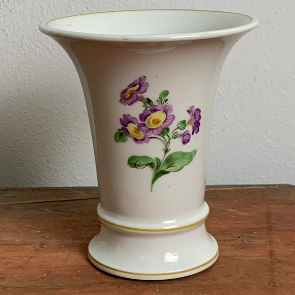 Meissen Kelch Vase Blumenmotiv