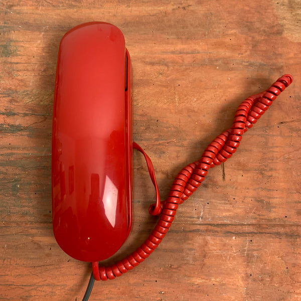Rotes Tasten Telefon Miniset 330 von Siemens
