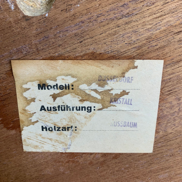 Runder Mid Century Spiegel