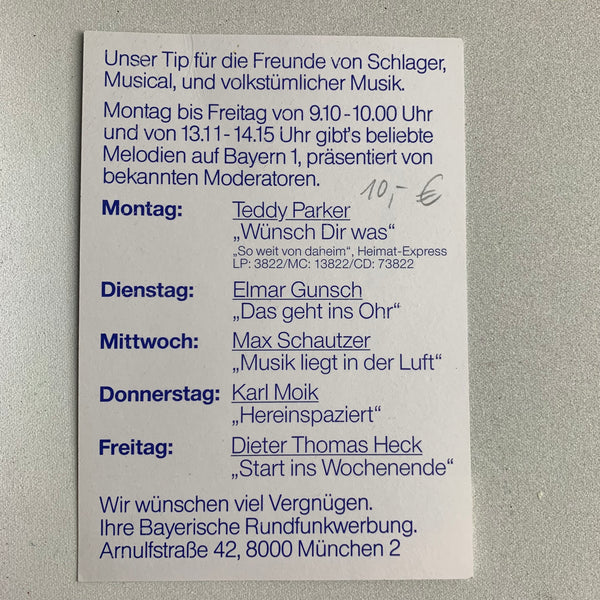 Autogramm Dieter Thomas Heck