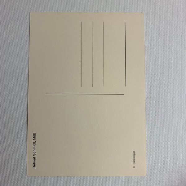 Autogramm Helmut Schmidt