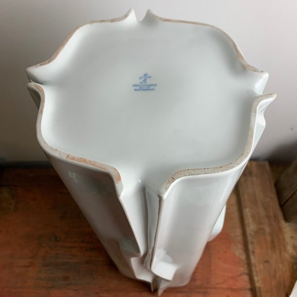 Große Op Art Porzellan Vase von Klaus Henning für Fürstenberg