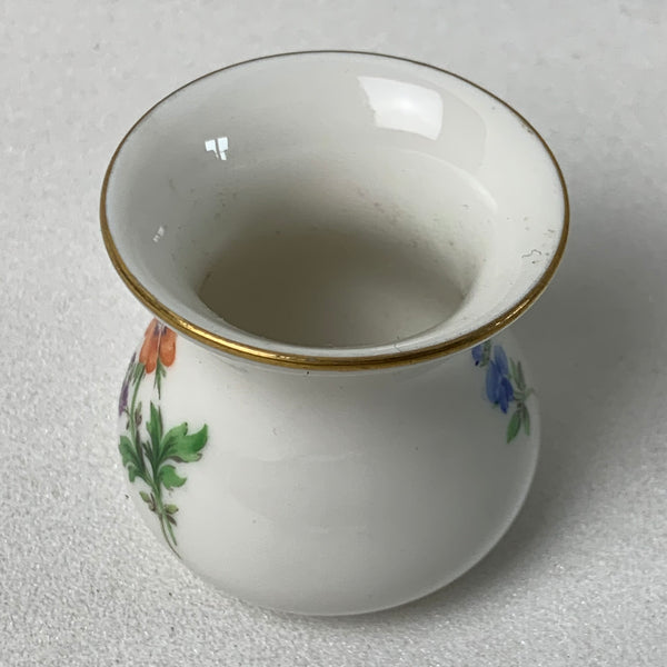 Kleine Blumenvase von Meissen Schwertermarke