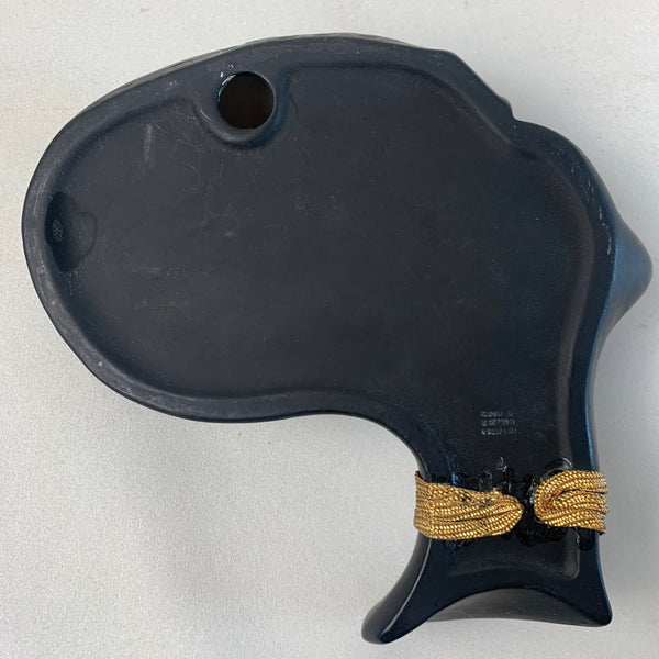 Seltene Frauenkopf Wandkeramik von Cortendorf