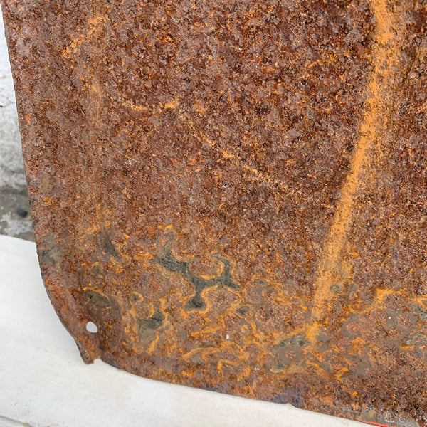 Emaille Schild Troll Briketts heizen sparen
