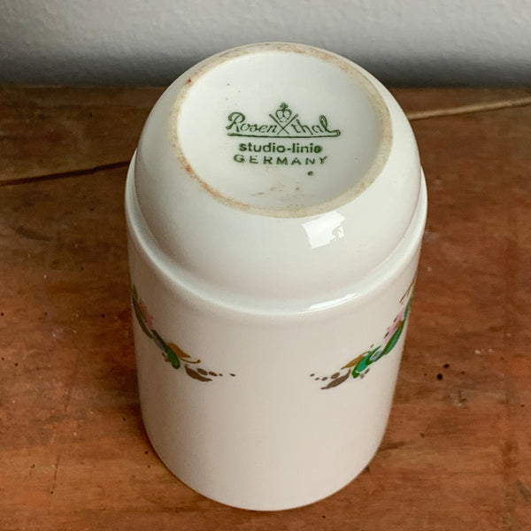 Rosenthal Studio Linie Vase mit Pfauen von Björn Wiinblad