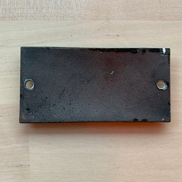 Emaille Schild Heizungs Umwälzpumpe