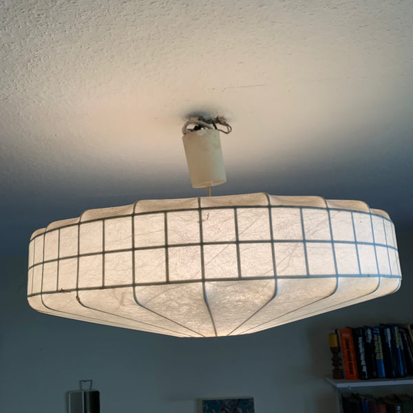 Vintage Cocoon Deckenlampe von Friedel Wauer für Goldkant Leuchten