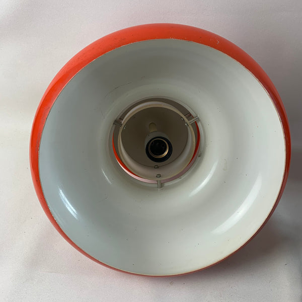 Orange rote Space Age Deckenlampe von Sölken Leuchten