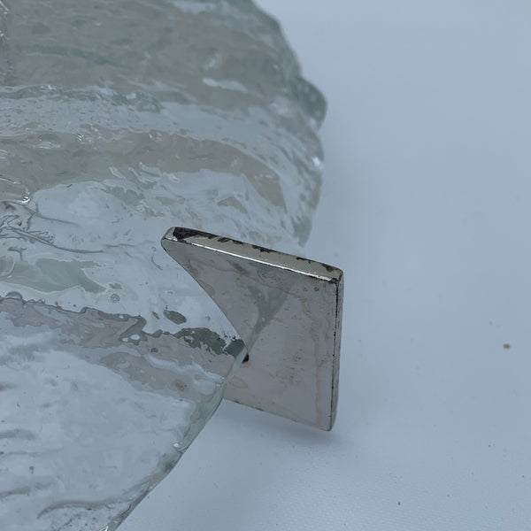 Plafoniere Flush Mount Ice Glas Lampe von Kaiser Leuchten