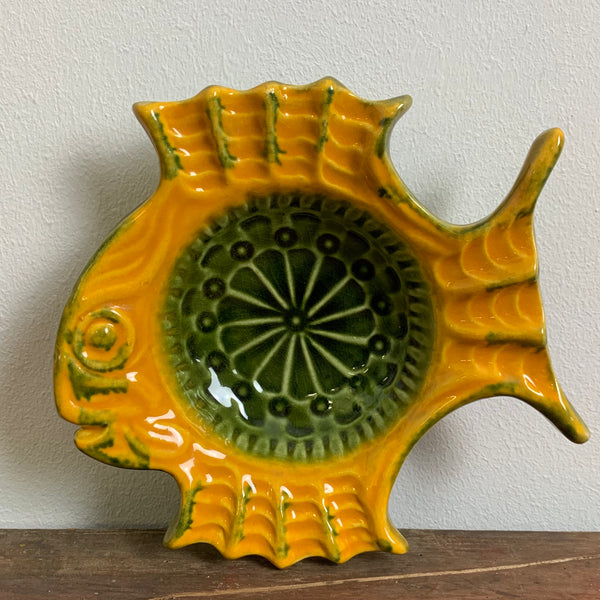 Vintage Wand Keramik Fisch 4066 / 18