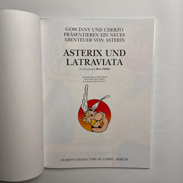 Comic Asterix und Latraviata