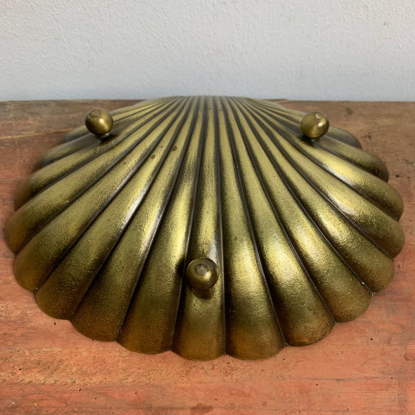Vintage Muschelschale aus Messing