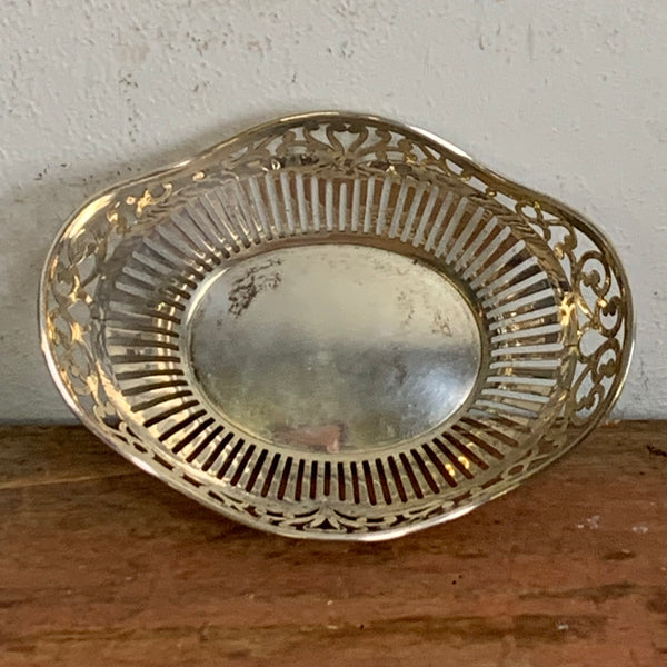 Niederländische Pralinenschale aus Silber