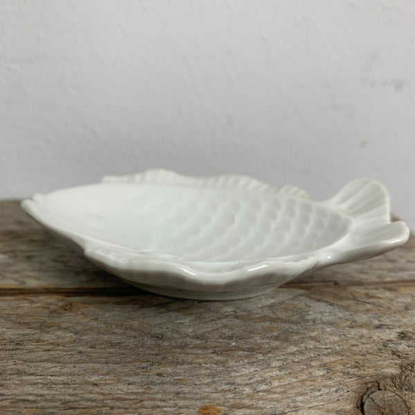 Weißes Porzellan Fisch Schälchen KPM Zeptermarke