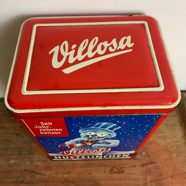 Vintage Blechdose Hustelinchen von Villosa