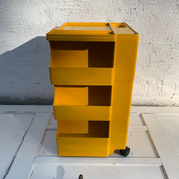 Rollcontainer Boby von Joe Colombo für Bieffeplast in gelb