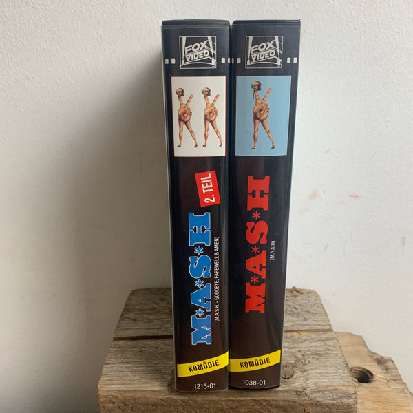 VHS Video Kassette MASH Teil 1 und 2