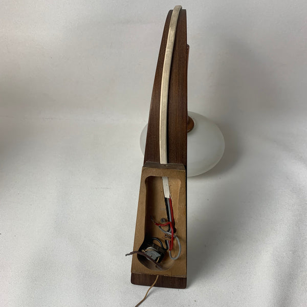 50er Jahre Wandlampe Holz