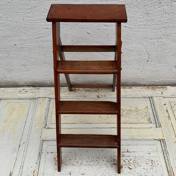 Vintage dekorative Trittleiter aus Holz