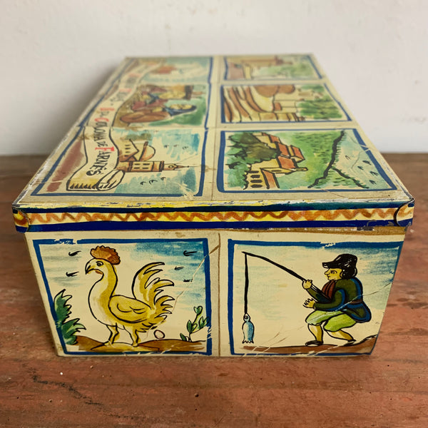 Vintage Blechdose Teulas Crocantins