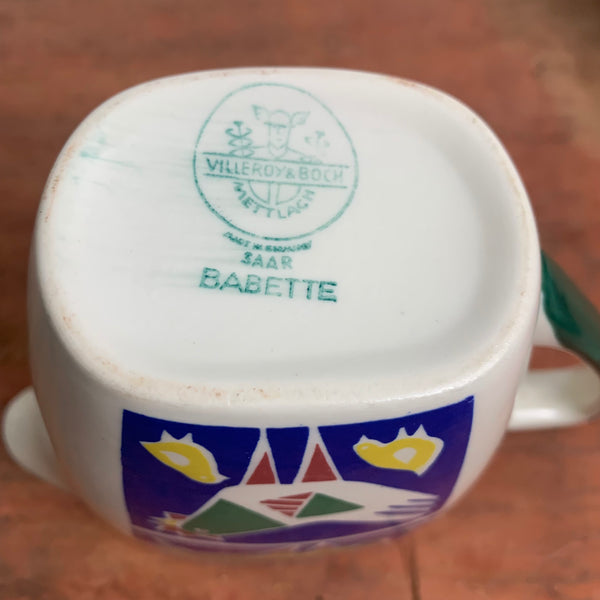 Vintage Krug Babette von Villeroy und Boch