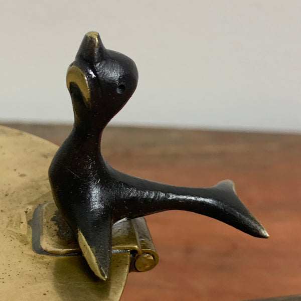 Art Deco Metall Topf von Richard Rohac für Schaefer im Hagenauer Stil