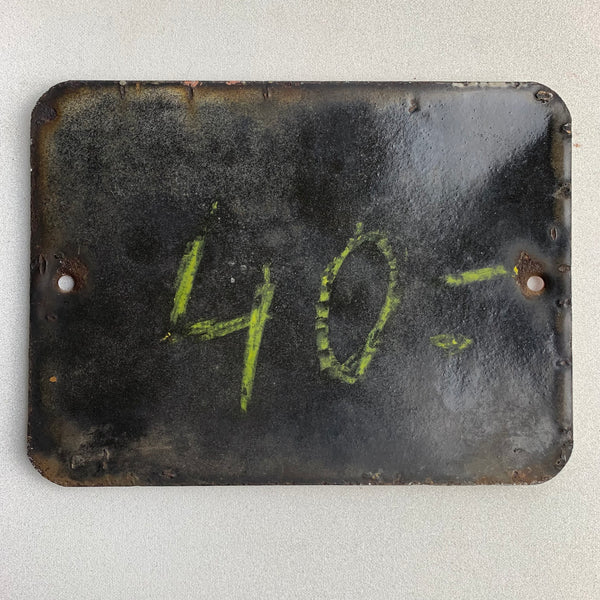 Emaille Schild Landschaftliche Brandkasse Hannover 1950