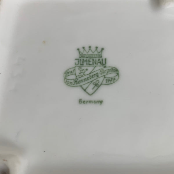 Vintage Porzellan Aschenbecher Victoria Versicherung
