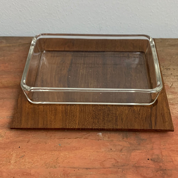 Vintage Mid Century Danish Design Wooden Tray