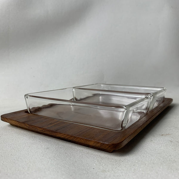 Vintage Mid Century Danish Design Wooden Tray