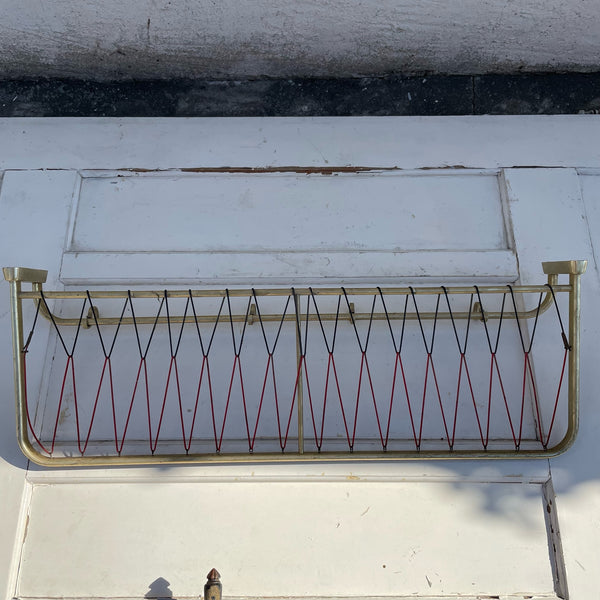 Mid Century Messing Garderobe Hutablage