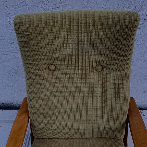 Skandinavischer vintage Lounge Sessel mit Liegefunktion