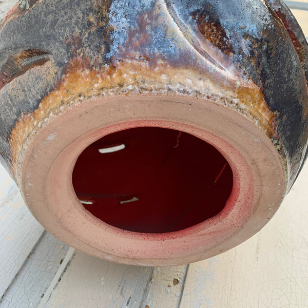Schöne große Fat Lava Keramik Boden Lampe