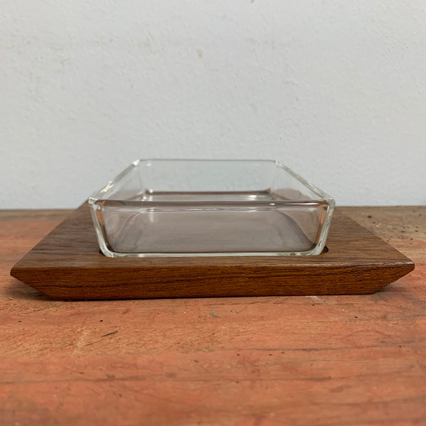 Vintage Mid Century Danish Design Wooden Tray