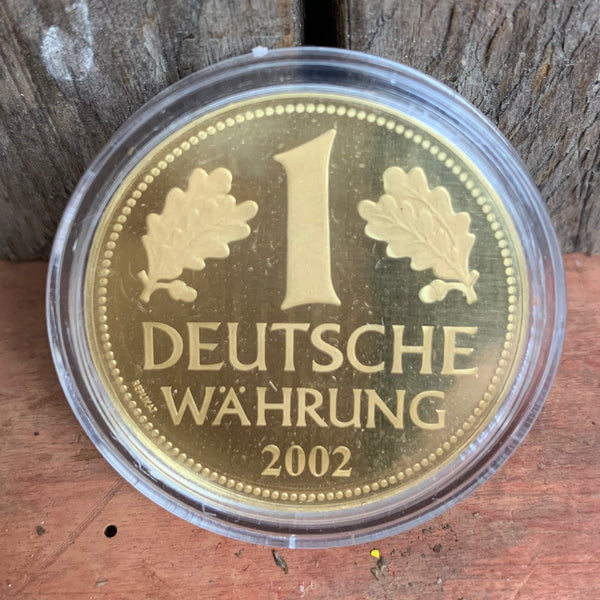 Goldmünze 1 DM Deutsche Währung 2002