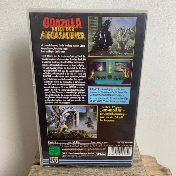 VHS Video Kassette Godzilla Duell der Megasauria