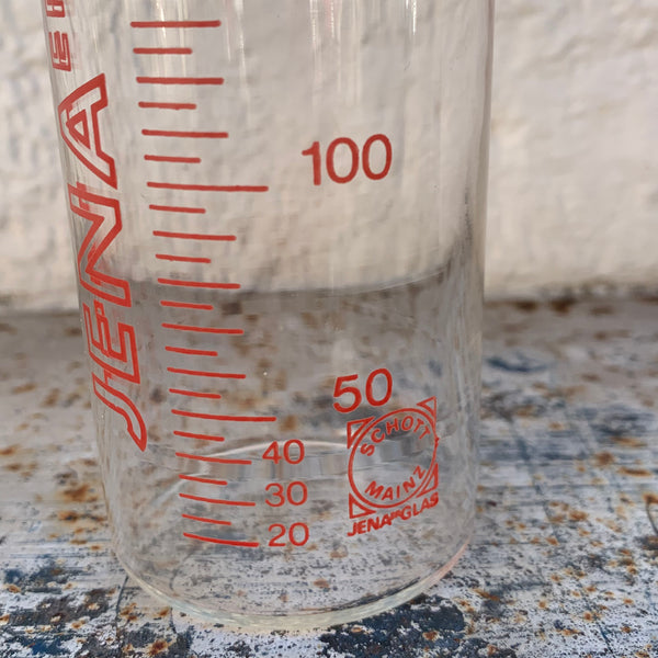 Vintage Babyflasche aus Glas