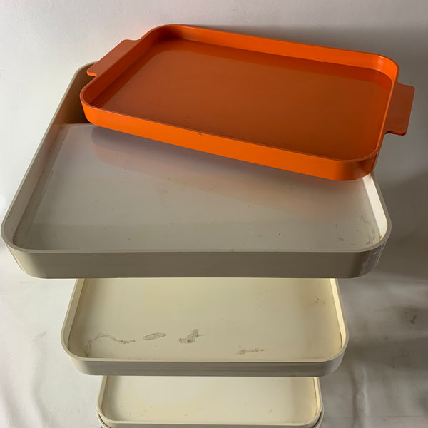 Vintage Rollwagen mit Tablett