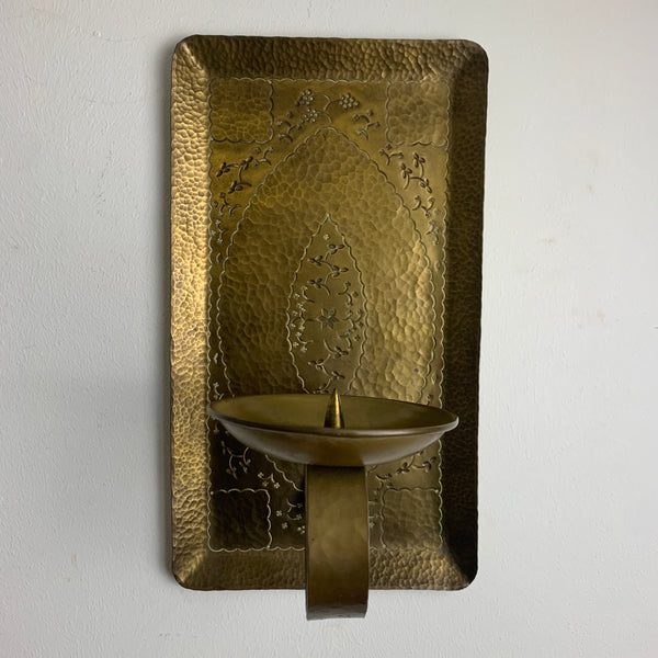 Jugendstil Wandkerzenhalter Blanker